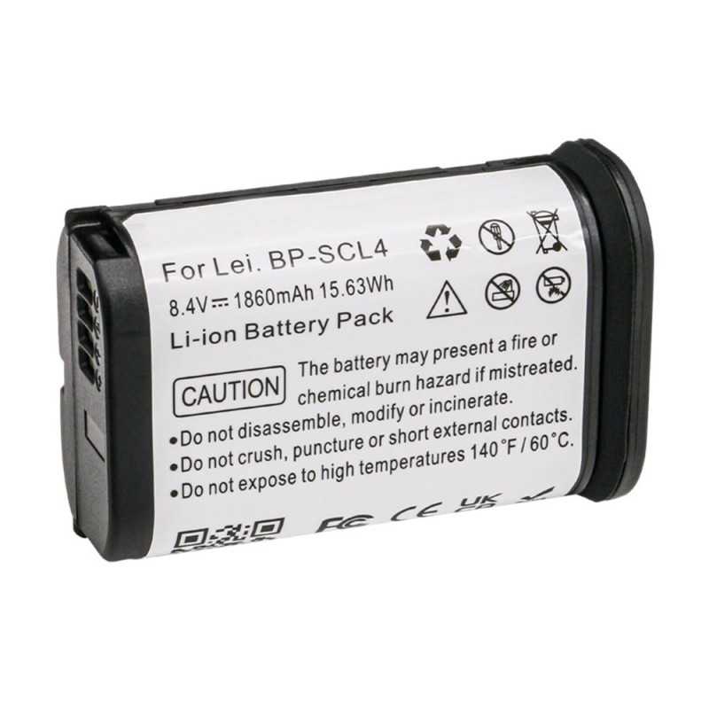                            Batteri til Leica BC-SCL4 (8.4V, 1860mAh) 2 Batteri + 1 Lader                             
                                                        
                            