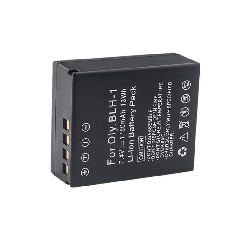                             Batteri til Olympus OM-D EM1 Mark III (7.4V, 1750mAh) 1 Batteri + 1 Lader                             
                                                        
                            
