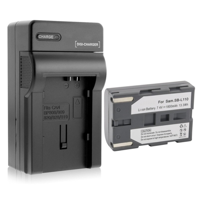                             Batteri til Samsung SC-D70 (7.4V, 1800mAh) 1 Batteri + 1 Lader                             
                                                        
                            