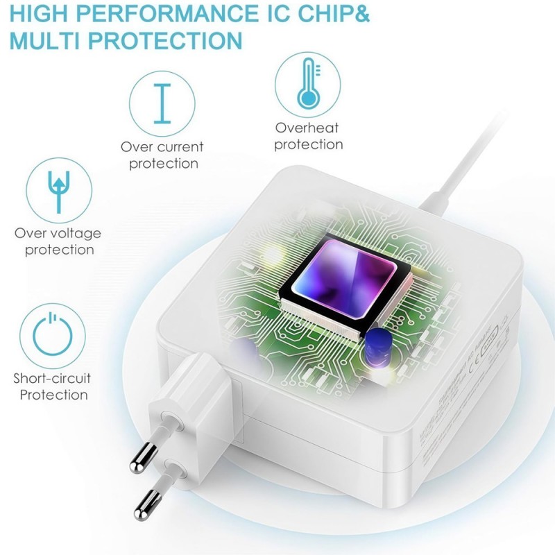 
                            Lader til Apple 85W 18.5V 4.6A L-Tip (18.5V, 4.6A, 85W, L-Tip)                            
                            