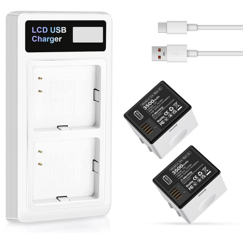 Batteri til Arlo A-1 (7.2V, 3500mAh)
Batteri til Arlo A-1 (7.2V, 3500mAh)