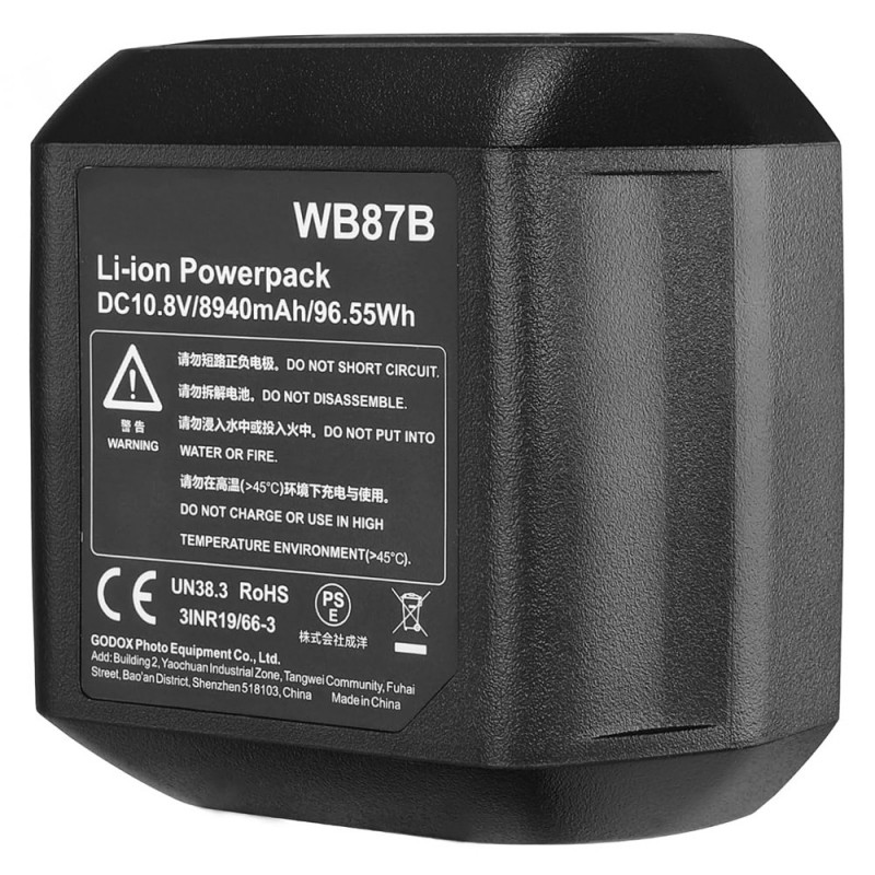                             Batteri til Godox WB87B 10.8V 9000mAh (10.8V, 9000mAh)                            
                                                        
                            