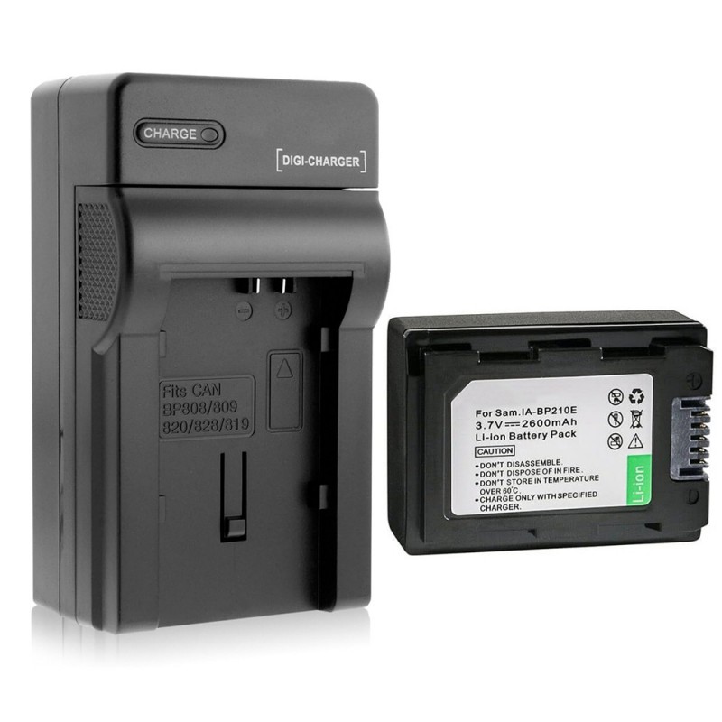                             Batteri til Samsung HMX-F800 (3.7V, 2600mAh) 1 Batteri + 1 Lader                             
                                                        
                            