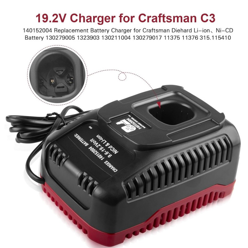 
                            Lader til Craftsman 315.11485 (19.2V, 2A, 65W)                            
                            