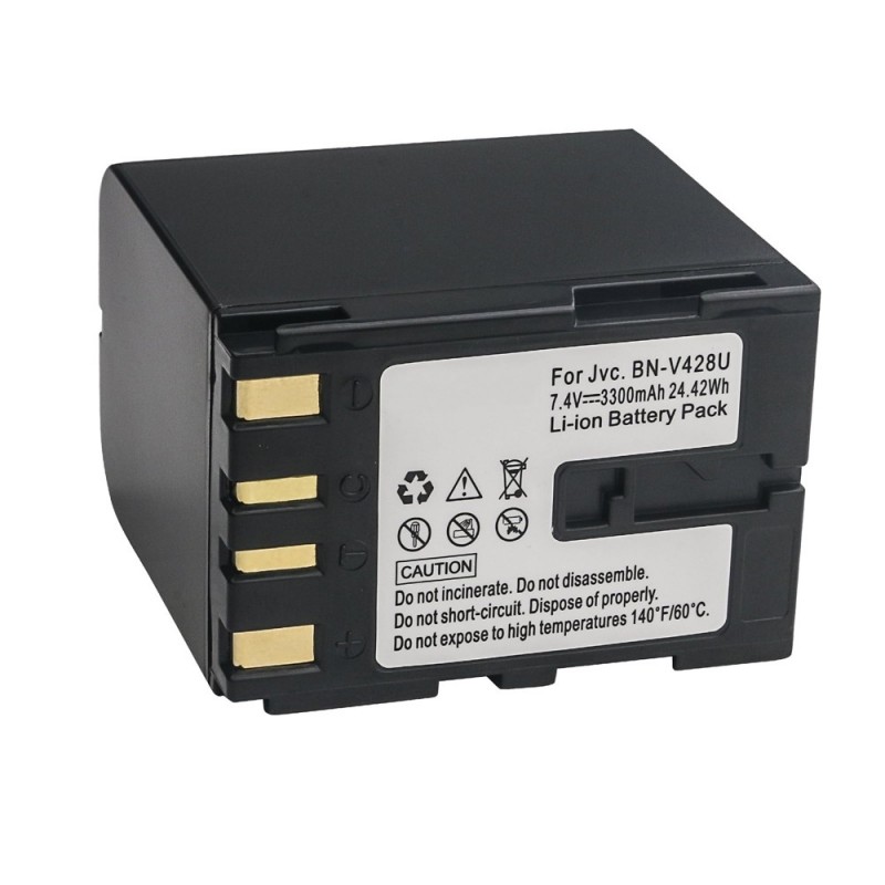                             Batteri til JVC GR-D21EK (7.4V, 3300mAh) 1 Batteri + 1 Lader                             
                                                        
                            