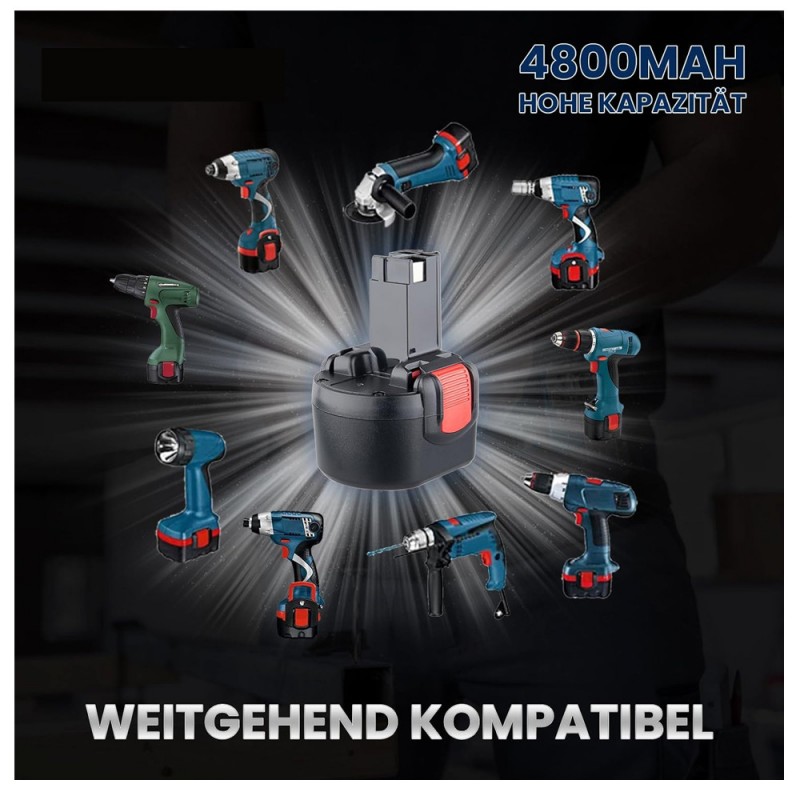                             Batteri til BOSCH BAT048 (9.6V, 1500mAh)                            
                                                        
                            