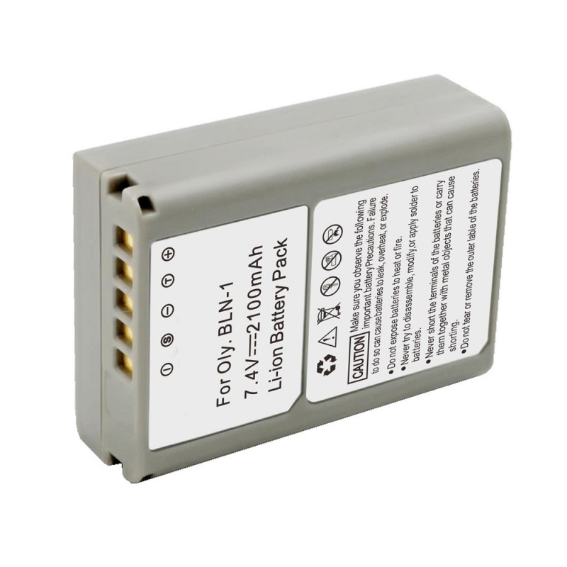                             Batteri til Olympus EM5 (7.4V, 2100mAh) 1 Batteri + 1 Lader                             
                                                        
                            
