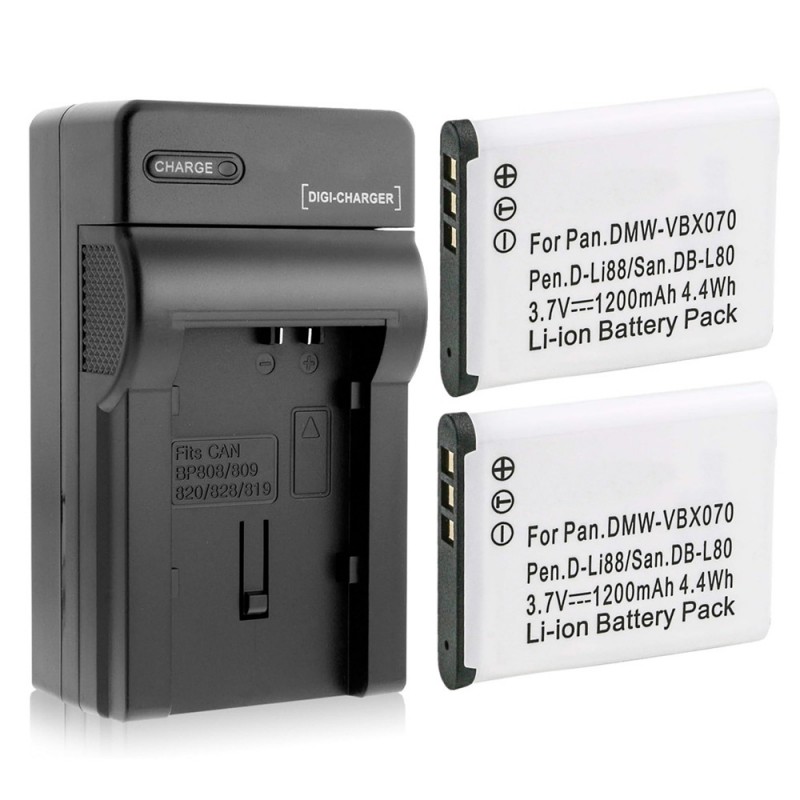 Batteri til Panasonic HX-DC15 (3.7V, 1200mAh, 2 Batteri + 1 Lader)
Batteri til Panasonic HX-DC15 (3.7V, 1200mAh, 2 Batteri + 1 Lader)