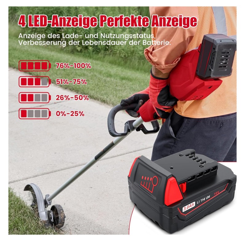                             Batteri til Milwaukee 48-11-1815 (18V, 3000mAh)                            
                                                        
                            