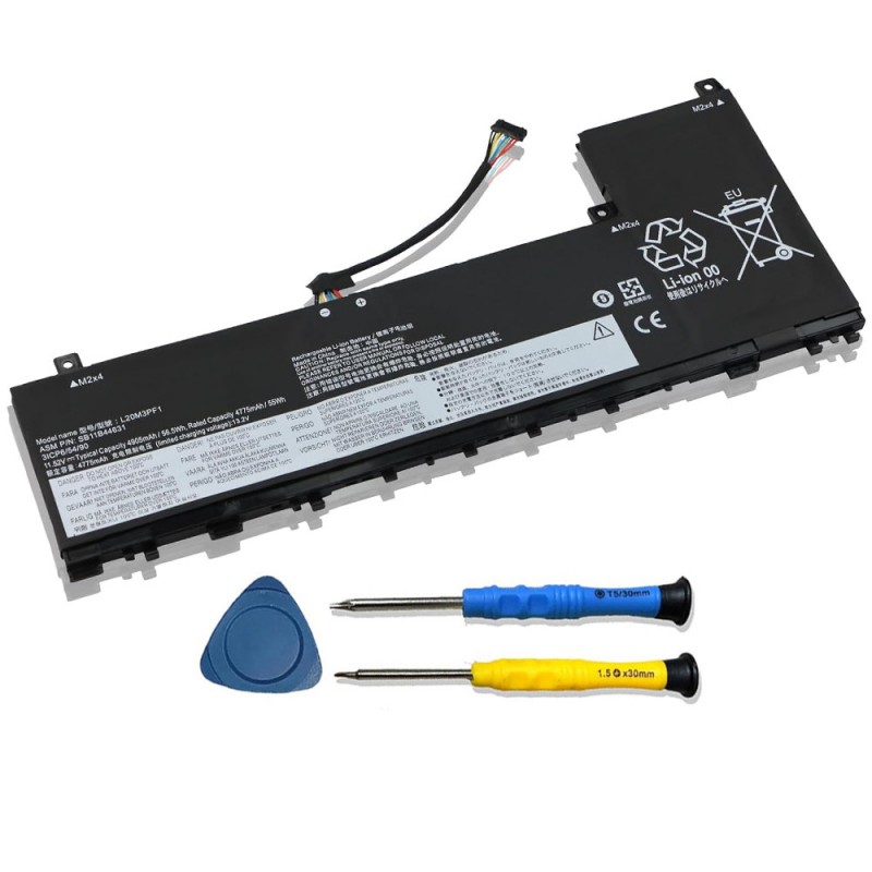 Batteri til Lenovo ideapad 5 Pro 14IAP7 (11.52V, 4905mAh/56.5Wh)
Batteri til Lenovo ideapad 5 Pro 14IAP7 (11.52V, 4905mAh/56.5Wh)