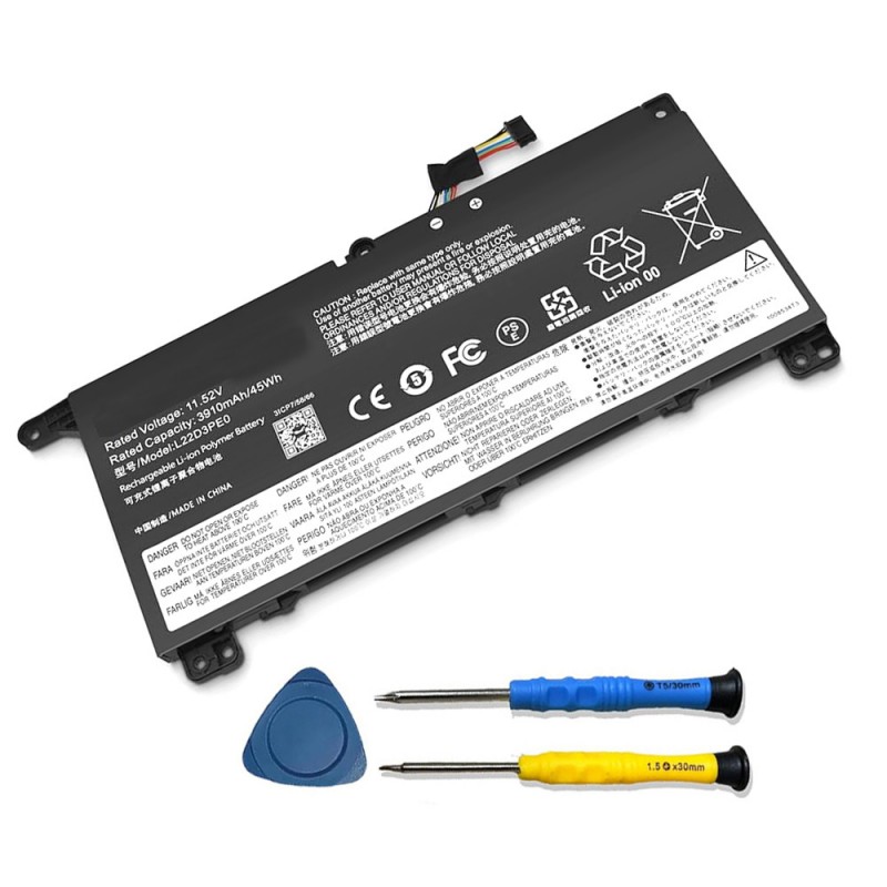                             Batteri til Lenovo SB11L67321 (11.52V, 45Wh/3910mAh)                            
                                                        
                            