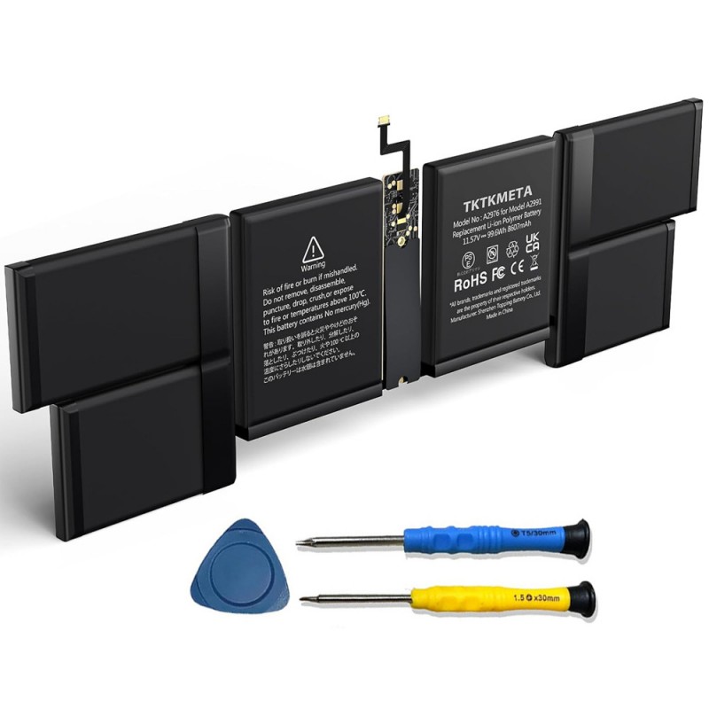                             Batteri til Apple A2976 (11.57V, 99.6Wh/8607mAh)                            
                                                        
                            