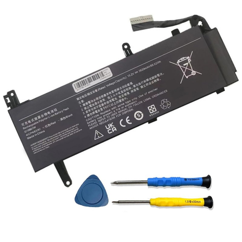                             Batteri til Xiaomi G15BO1W (15.2V, 3620mAh/55.02Wh)                            
                                                        
                            