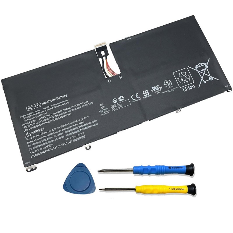                             Batteri til HP HD04XL (15.4V, 2950mAh/45Wh)                            
                                                        
                            