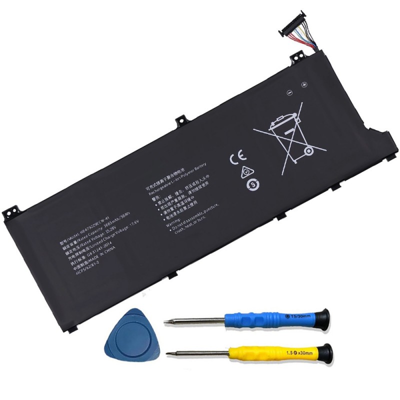                             Batteri til HUAWEI HB4792Z9ECW-41 (15.28V, 3665mAh/56Wh)                            
                                                        
                            