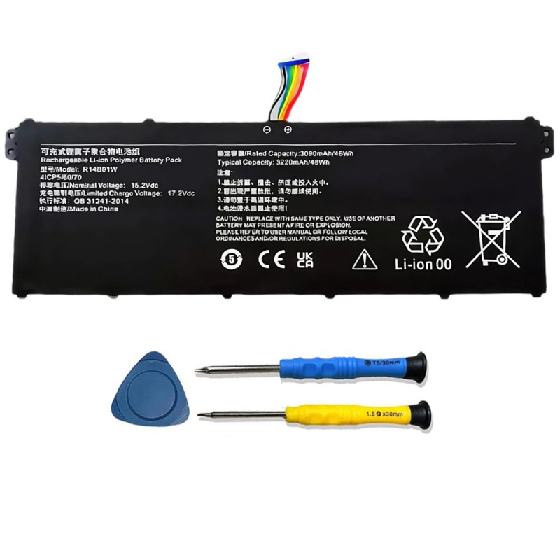                             Batteri til  (15.2V, 46Wh)                            
                                                        
                            