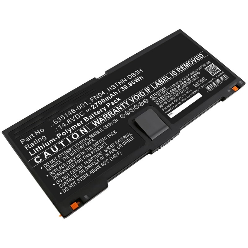                             Batteri til HP HSTNN-DB0H (14.8V, 2800mAh/41Wh)                            
                                                        
                            