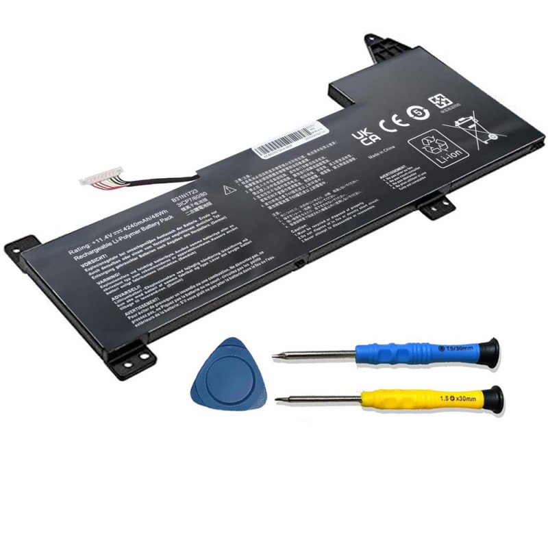                             Batteri til Asus B31N1723 (11.4V, 48Wh)                            
                                                        
                            