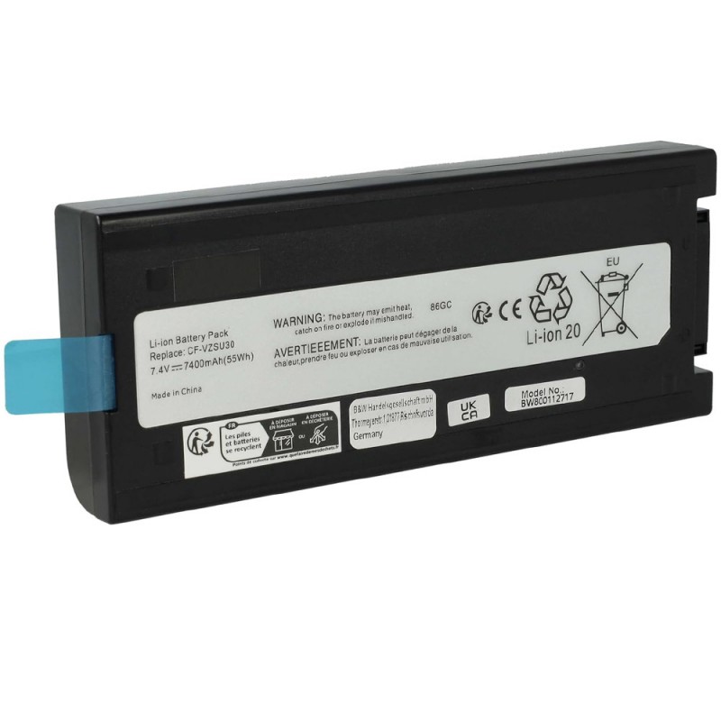                            Batteri til Panasonic CF-VZSU30 (7.4V, 7400mAh)                            
                                                        
                            
